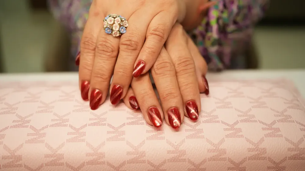 Red Glam Nails